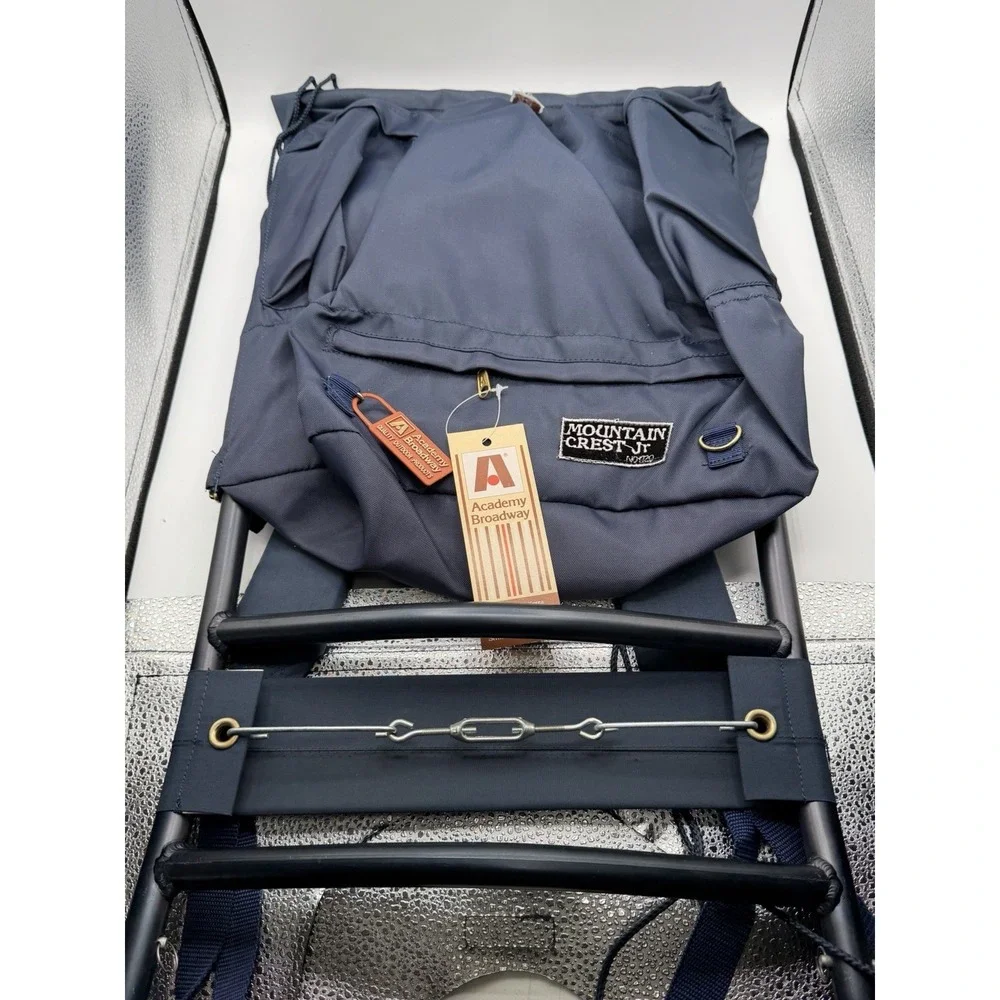 Vintage Academy Broadway Mountain Crest Jr #1730 Blue External Hiking Backpack - Picture 4 of 9